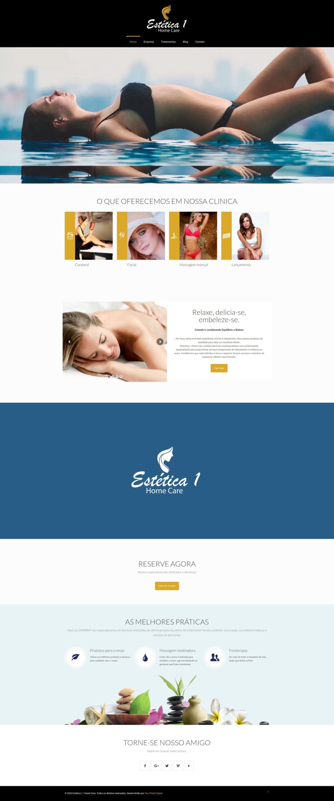 portfolio site estetica profissional ()