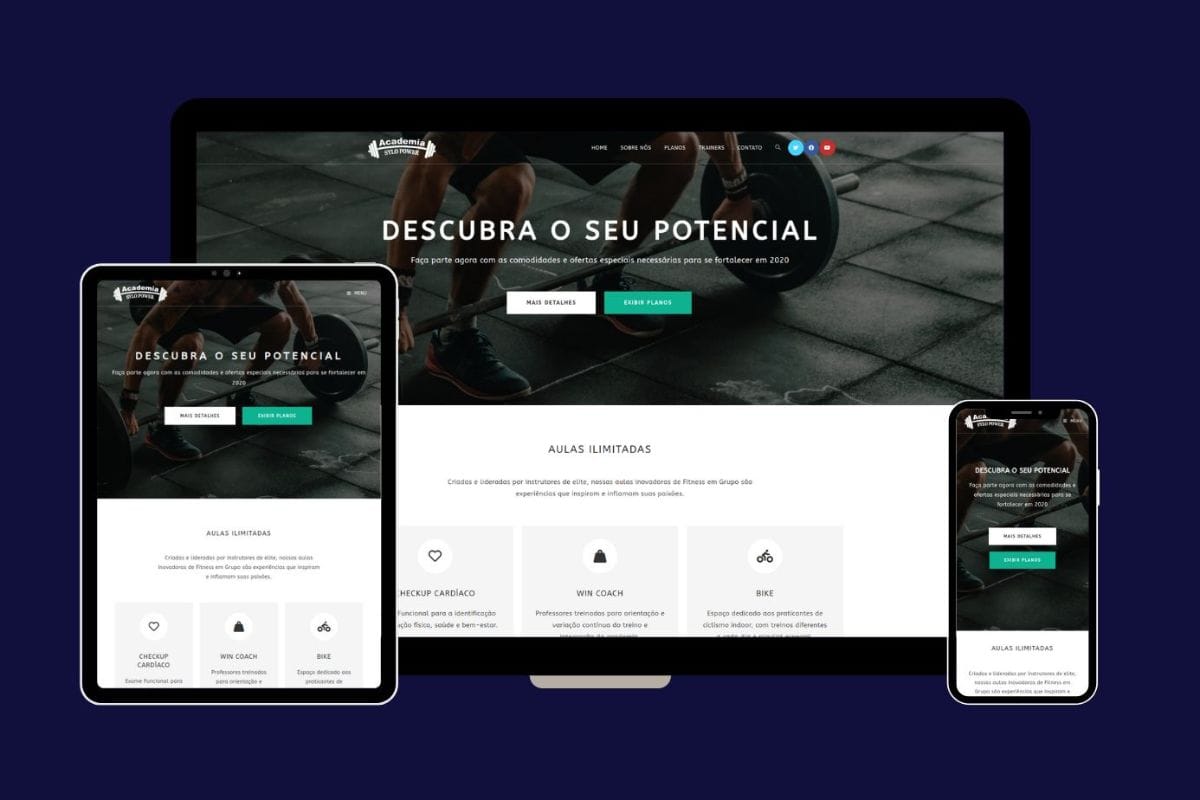 portfolio site institucional academia