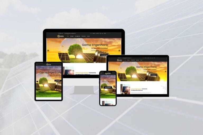 Portfólio Institucional Site Gama Engenharia